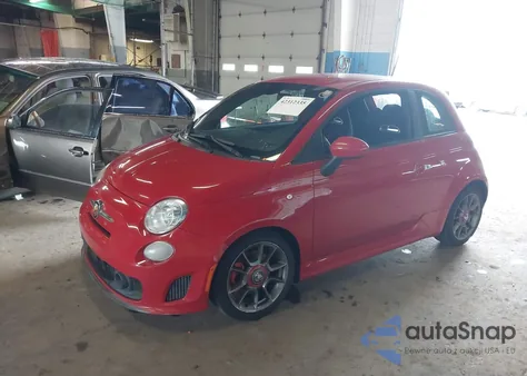2015 Fiat 500 Abarth z USA, uszkodzony, nr VIN 3C3CFFFH1FT648121